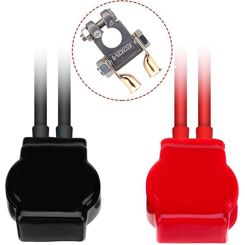 for Marine Car Boat RV Vehicles Spec Battery Terminal and Cover W/2 Gauge 3/8inch Lugs 254425-1/2