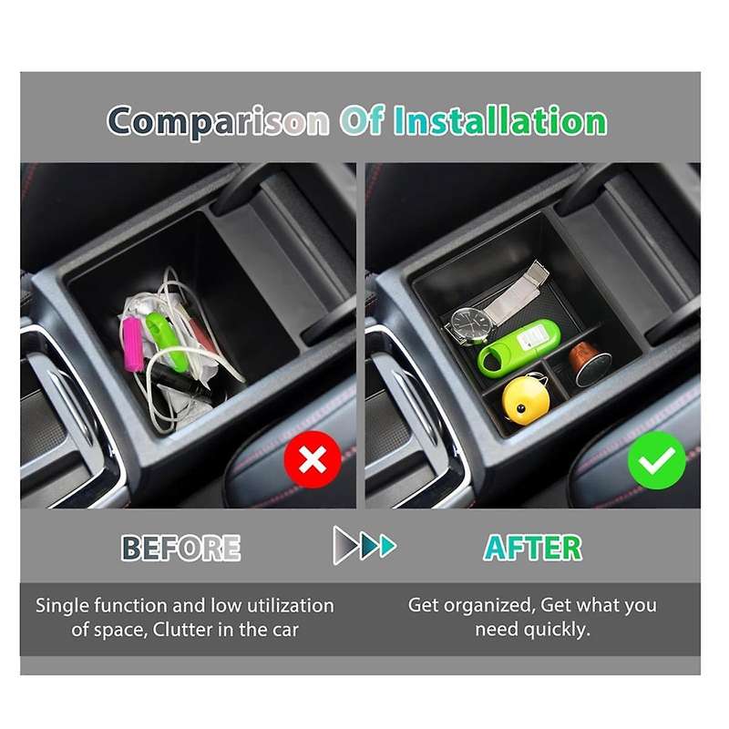for MG /MG EV 2018-2024 Centre Console Organiser Armrest Storage Box Tray Glove Box Interior Accesso