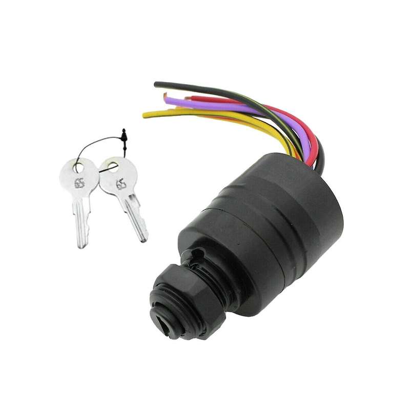 for Mercury Outboard Ignition Key Switch 6 Wire Replaces 17009A2 Outboard MP41070-2