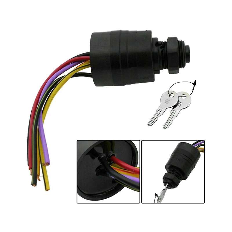 for Mercury Outboard Ignition Key Switch 6 Wire Replaces 17009A2 Outboard MP41070-2