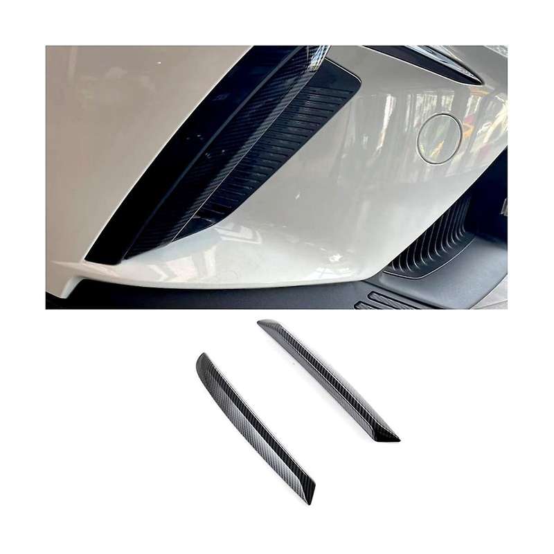 for Mg 4 Mg4 Ev Mulan 2023 2024 Car Front Fog Light Lamp Cover Trim Sticker Accessories ,abs Carbon