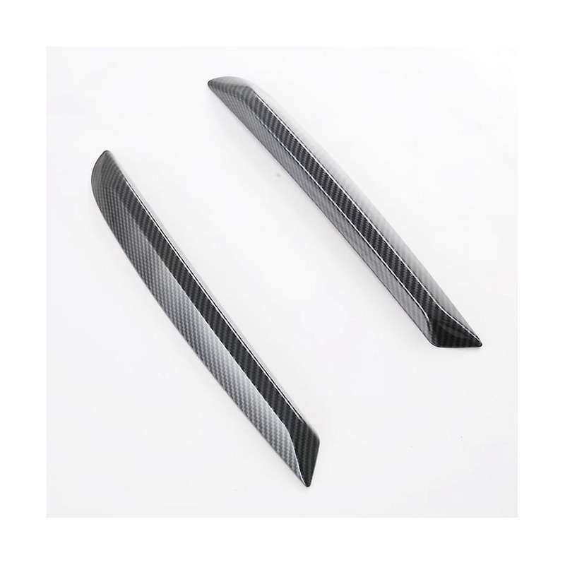for MG 4 MG4 EV Mulan 2023 2024 Car Front Fog Light Lamp Cover Trim Sticker Accessories ,ABS Carbon