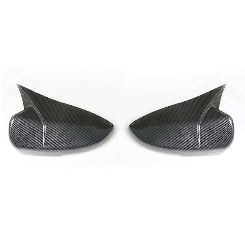 for MG 6 MG6 2017-2019 Carbon Fibre Car Horn Rearview Mirror Cover Side Mirror Cover Trim Decorative