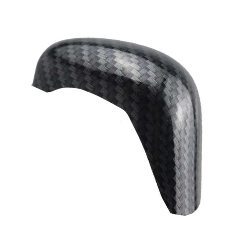 for MG ZS 2017 2018 2019 2020 EV MG6 Carbon Fiber ABS Car Gear Shift Knob Head Cover Trim Car Inter