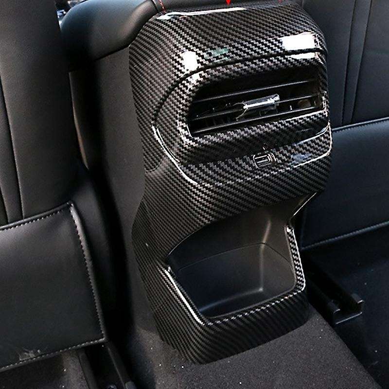 for MG 5 MG5 2020 2021 Car Rear Armrest Air Conditioning Outlet Vent Anti-Kick Cover Trim Decoratio
