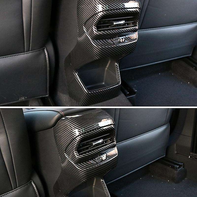 for MG 5 MG5 2020 2021 Car Rear Armrest Air Conditioning Outlet Vent Anti-Kick Cover Trim Decoratio