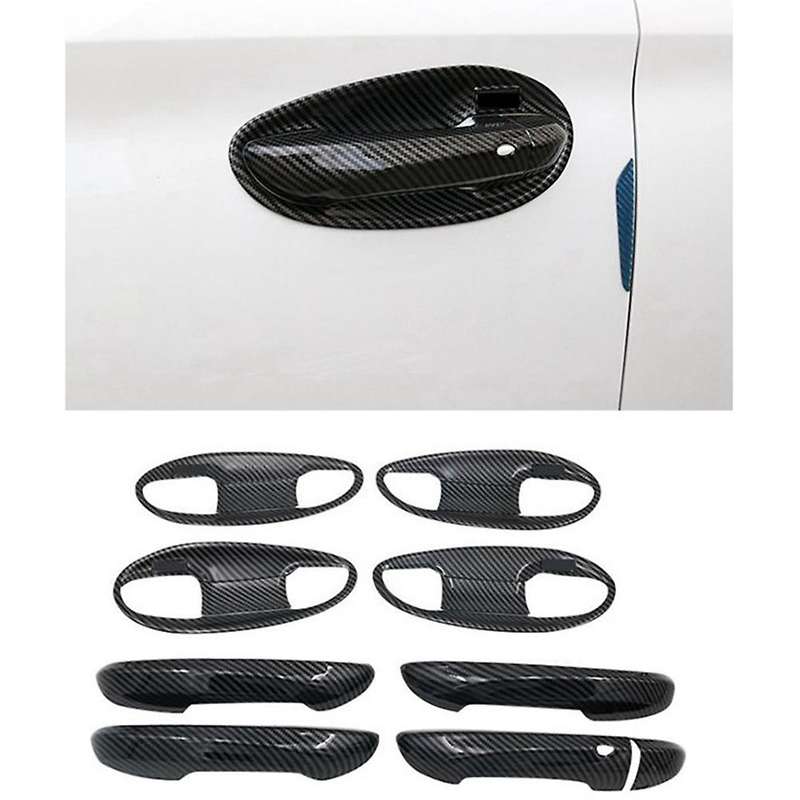 for MG 5 MG5 2020 2021 Car Door Handle Bowl Cover Trim Decoration Protective Sticker Accessories, 8P