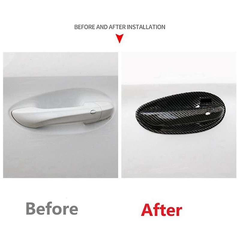 for MG 5 MG5 2020 2021 Car Door Handle Bowl Cover Trim Decoration Protective Sticker Accessories, 8P