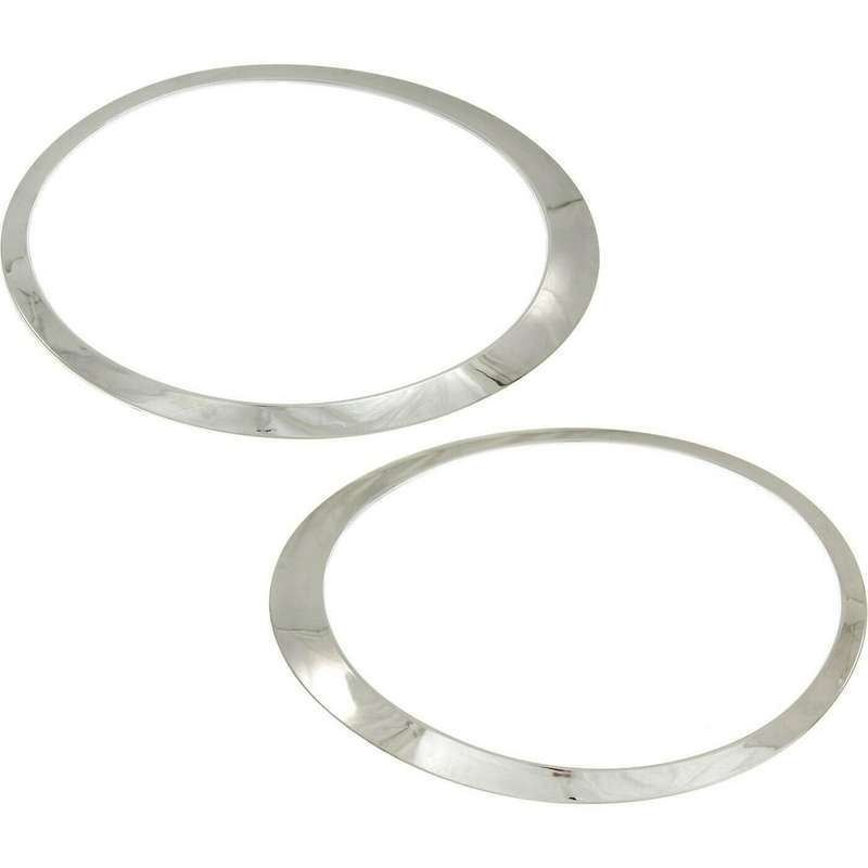 for Mini 2007-2015 R55 R56 R57 R58 R59 Abs Chrome Silver Headlight Trim Ring 51137149905