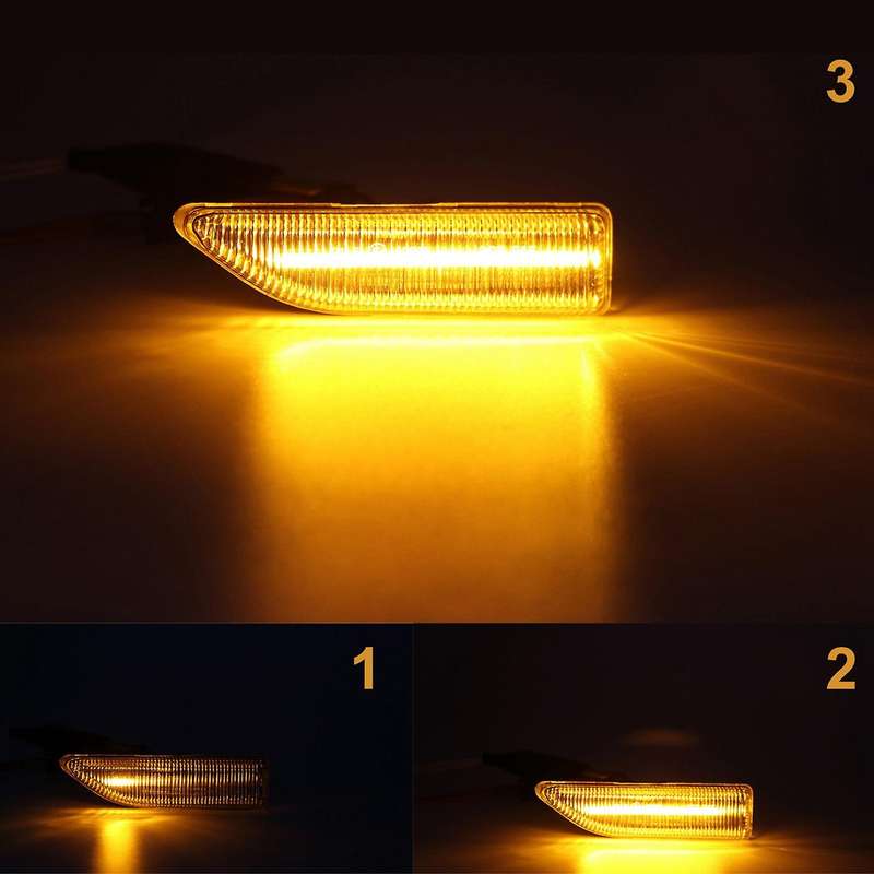 for Mini Countryman F60 2017 2018 2019 2020 Dynamic Sequential LED Side Marker Light Flowing Turn Si