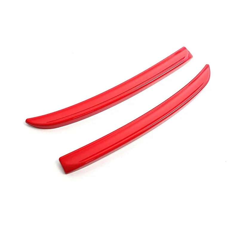 for MINI F55 F56 Red Car Rear Trunk Roof Spoilers Primer Auto Tail Wing Decoration Exterior Modifica