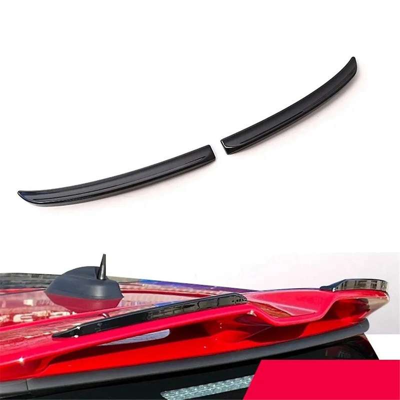 for MINI F55 F56 Red Car Rear Trunk Roof Spoilers Primer Auto Tail Wing Decoration Exterior Modifica