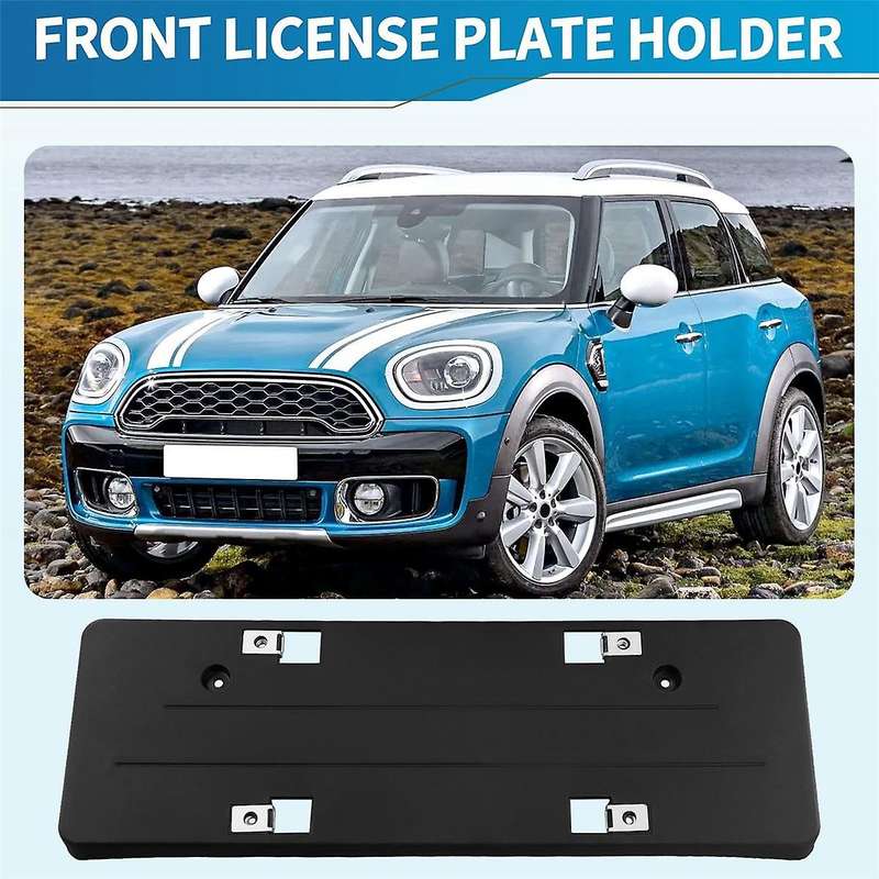 for Mini Countryman F60 Front Number Plate Carrier License Plate 51117431162 / 7431162