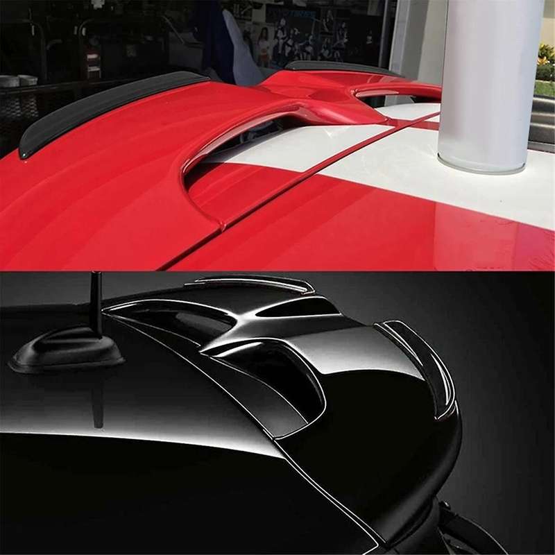 for MINI F55 F56 Black Car Rear Trunk Roof Spoilers Primer Auto Tail Wing Decoration Exterior Modifi