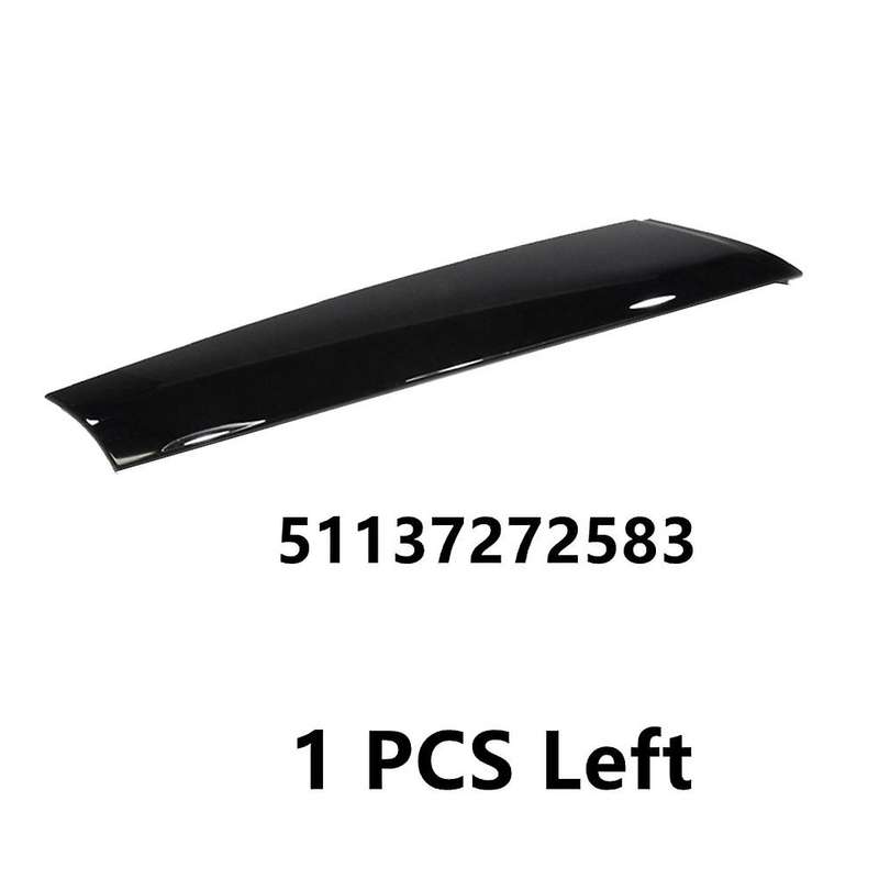 for Mini R57 R55 R56 07-15 Front Left Windshield Post Trim Bright Black Exterior Molding A Pillar T