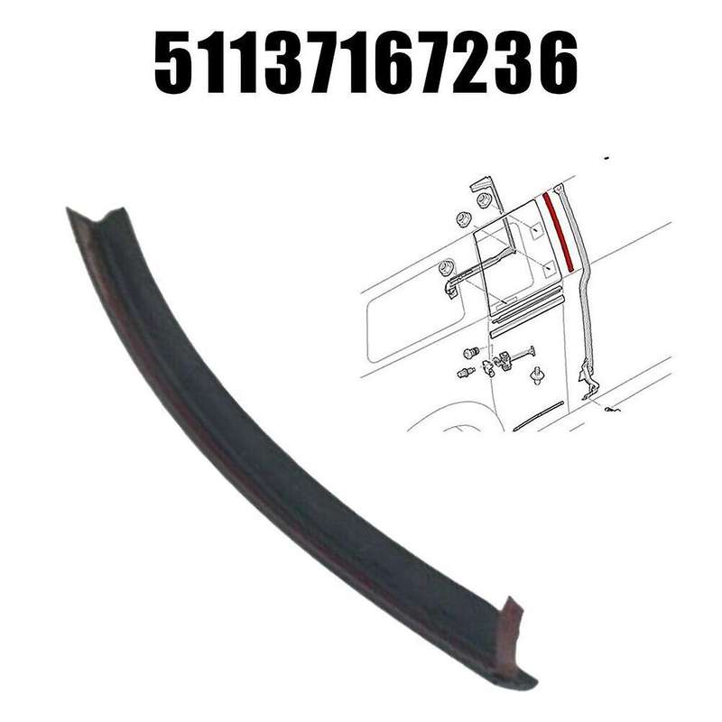 for MINI R55 2008-2014 Car Rear Door B Pillar Cover Trim Enhanced Performance 51137167236