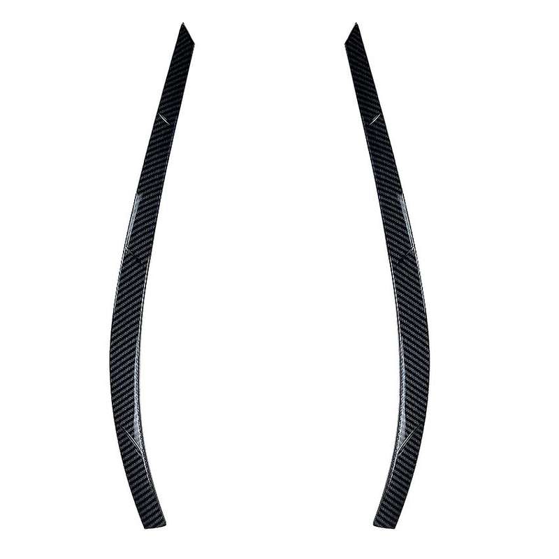 for MK1 2011-2016 Carbon Fiber Car Sticker Front Headlights Eyebrow Eyelid Trim Cover Accessories AB