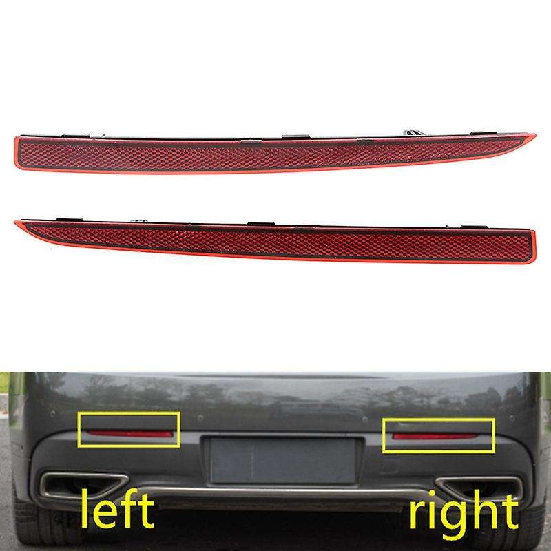for MKZ 2013-2017 Rear Bumper Reflector Brake Lamp Taillight Reflector Light Parking Brake Light Fog