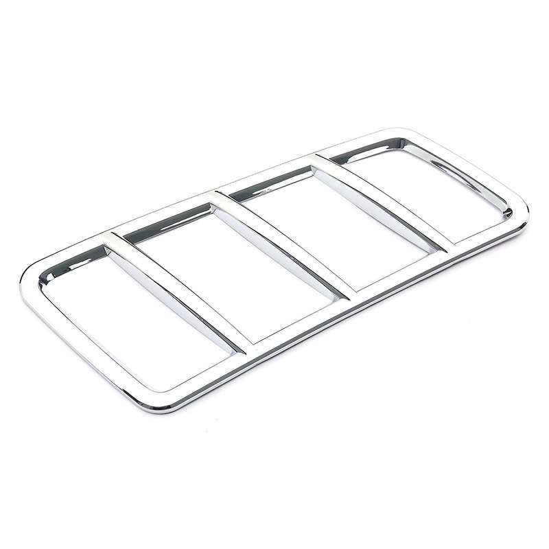 for ML GLS W163 W164 Chrome ABS Hood Engine Air Outlet Frame Cover Trim Car Accessories