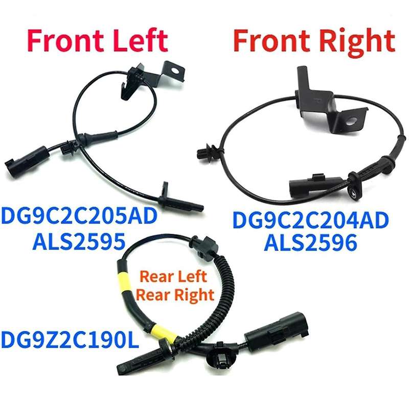 for MKZ 2013-2015 2013-2019 DG9C2C205AD DG9C2C204AD DG9Z2C190L ABS Wheel Speed Sensor