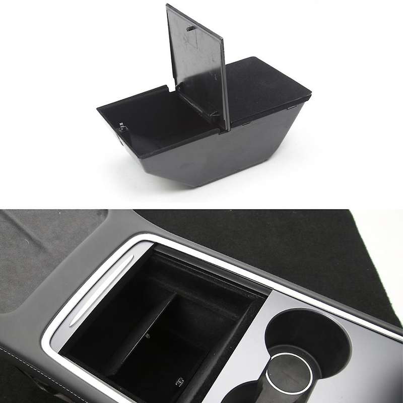 for Model 3 2021 Model Y Center Console Storage Box Armrest Box Organizer Car Interior Accessories