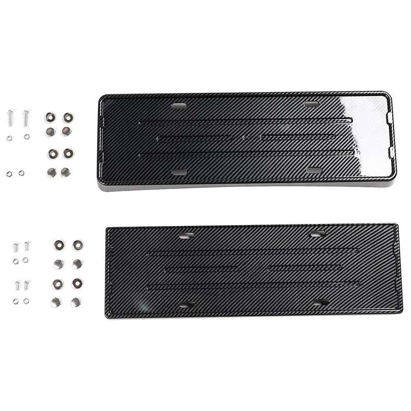 for Model 3 2024 Car License Plate Frame, Front+rear License Plate Holder Accessories,a