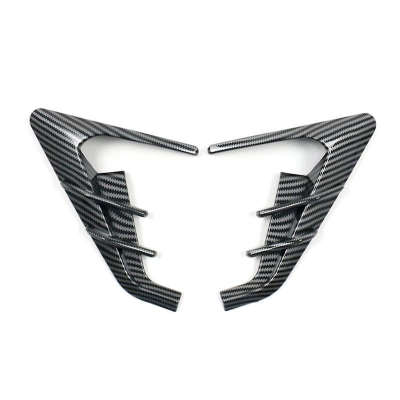 for Model 3 2024 Side Camera Protection Cover Side Cover Trim Stickers - Bright Carbon