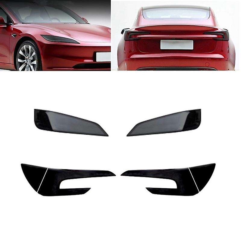 for Model 3 2024 Headlight+rear Tail Light Protector Film Tpu Headlights Tail Lamp Sticker Protectio
