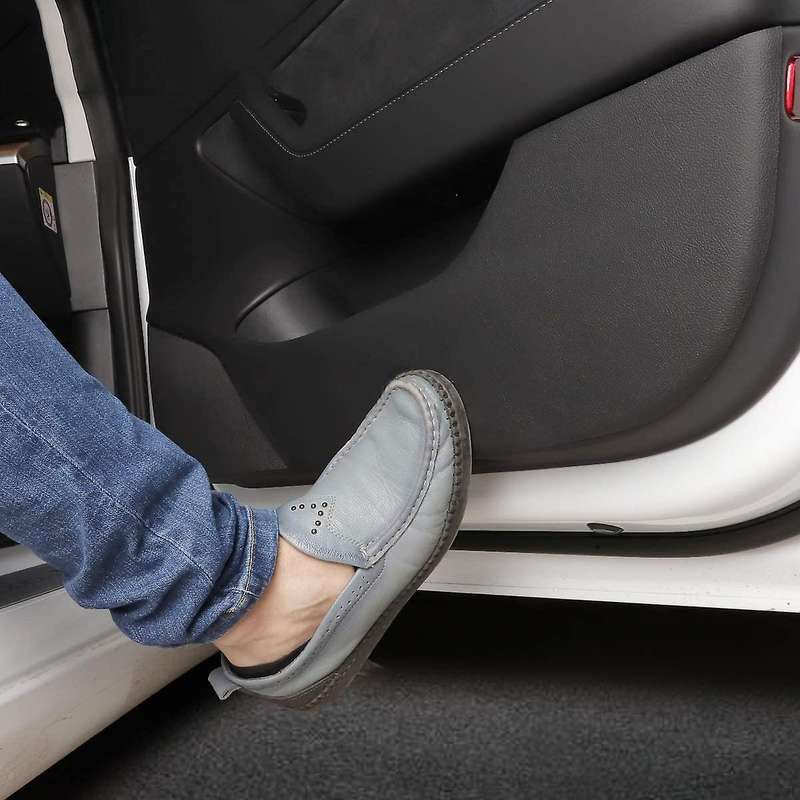 for Model 3 Car Leather Door Anti Kick Pad Protection Side Edge Film Protector Sticker Mat Accessori