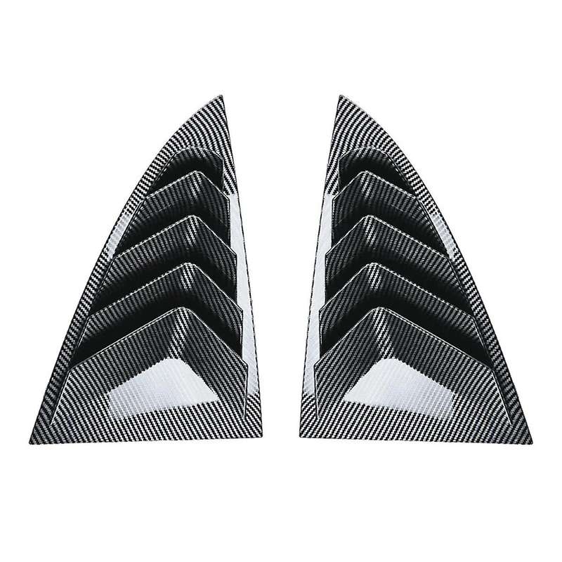 for Model 3 2024+ Rear Side Window Louvers Scoop Shades Cover Blinds Spoiler Carbon Fiber