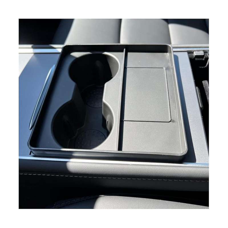 for Model 3 Model Y 2021 2022 2023 Center Console Water Cup Holder Insert Slot Limit Clip Accessorie