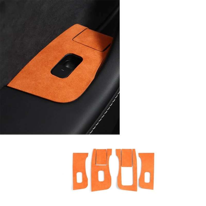 for Model 3 Model Y 2019-2023 Car Window Lifter Switch Control Panel Button Decor Sticker Interior L