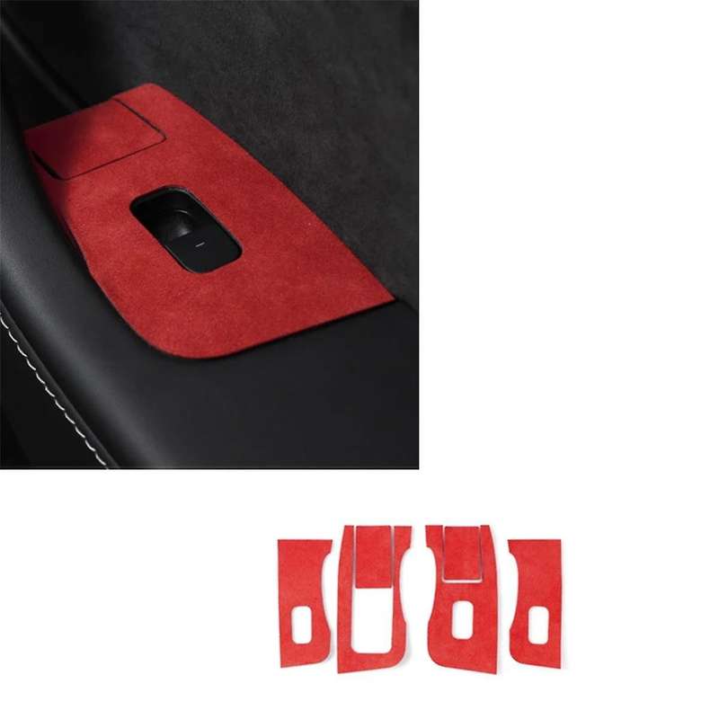 for Model 3 Model Y 2019-2023 Car Window Lifter Switch Control Panel Button Decor Sticker Interior L