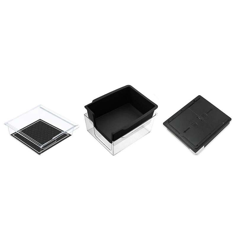 for Model 3 Model Y 2021-2023 Center Console Organizer Tray Hidden Armrest Privacy Storage Box - 3pc