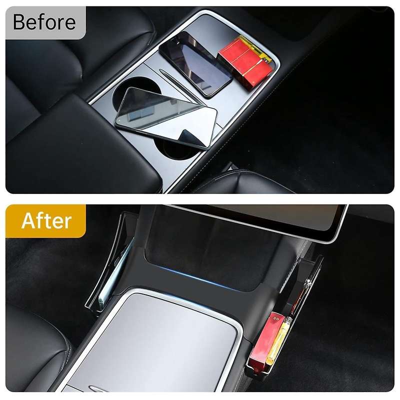 for Model 3 Model Y 2021-2023 Center Console Side Organizer Storage Box Tray Interior Accessories