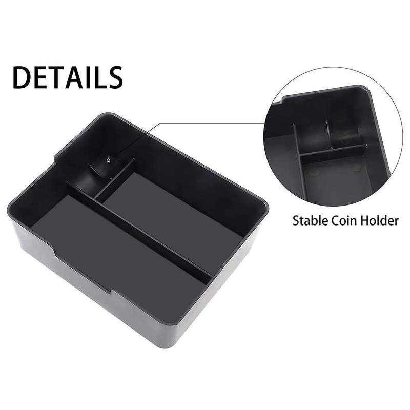 for Model 3 Model Y Center Console Organizer Tray Accessoies with Coin and Sunglass Holder