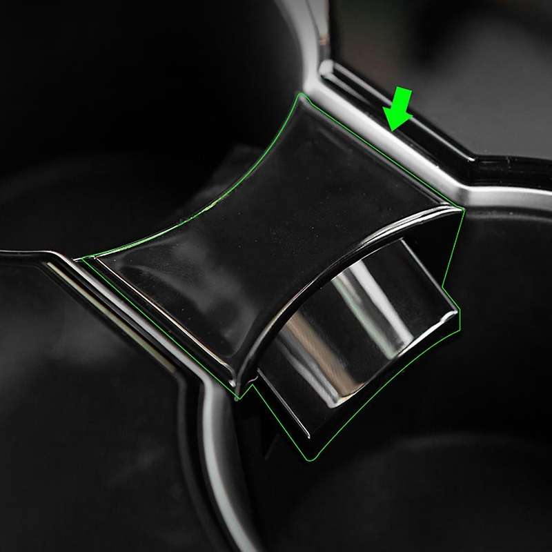 for Model 3 Model Y Interior Accessories Center Console Car Cup Holder Insert (Not Fit for 2021 Mode