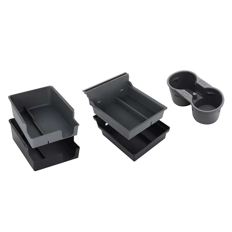 for Model 3 Model Y 2021-2023 Center Console Organizer Armrest Storage Box Cup Holder Insert Accesso