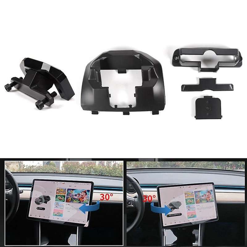 for Model 3 Y 2017-2020 Center Navigation Screen Rotation Mount Holder Turn Left and Right Car Modif