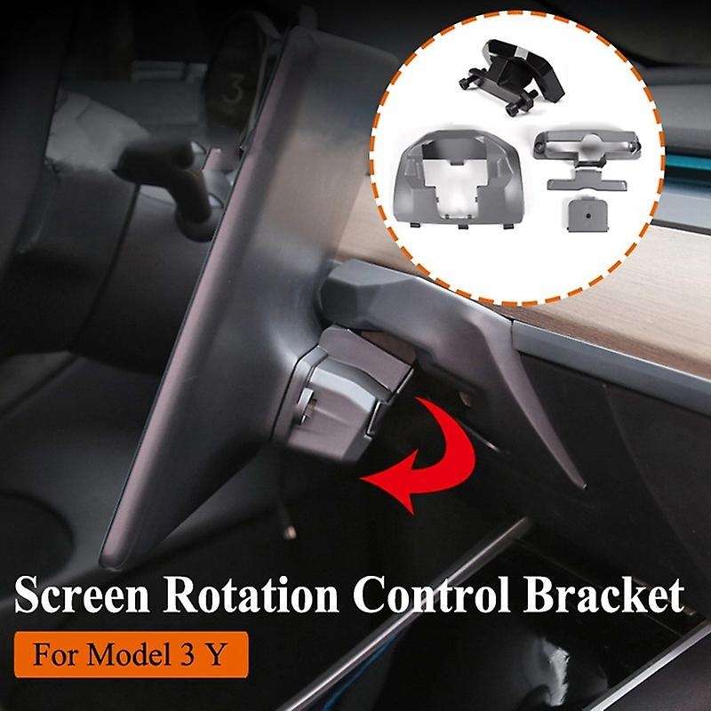 for Model 3 Y 2017-2020 Center Navigation Screen Rotation Mount Holder Turn Left and Right Car Modif