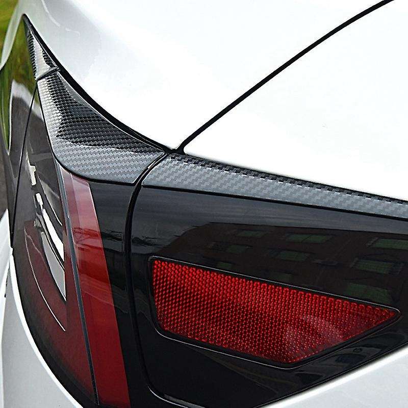 for Model 3 Rear Tail Light Eyebrow Cover Rear Brake Lamp Strips Exterior Styling