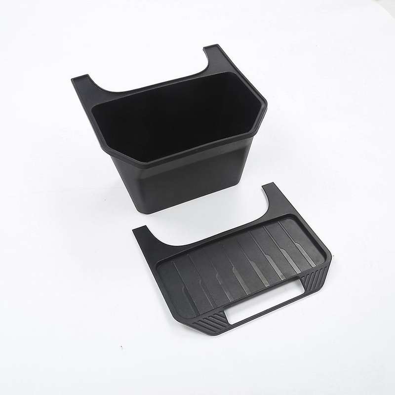 for Model 3 Model Y Rear Center Console Organizer Box Rear Middle Car Tray Back Center Storage Blac