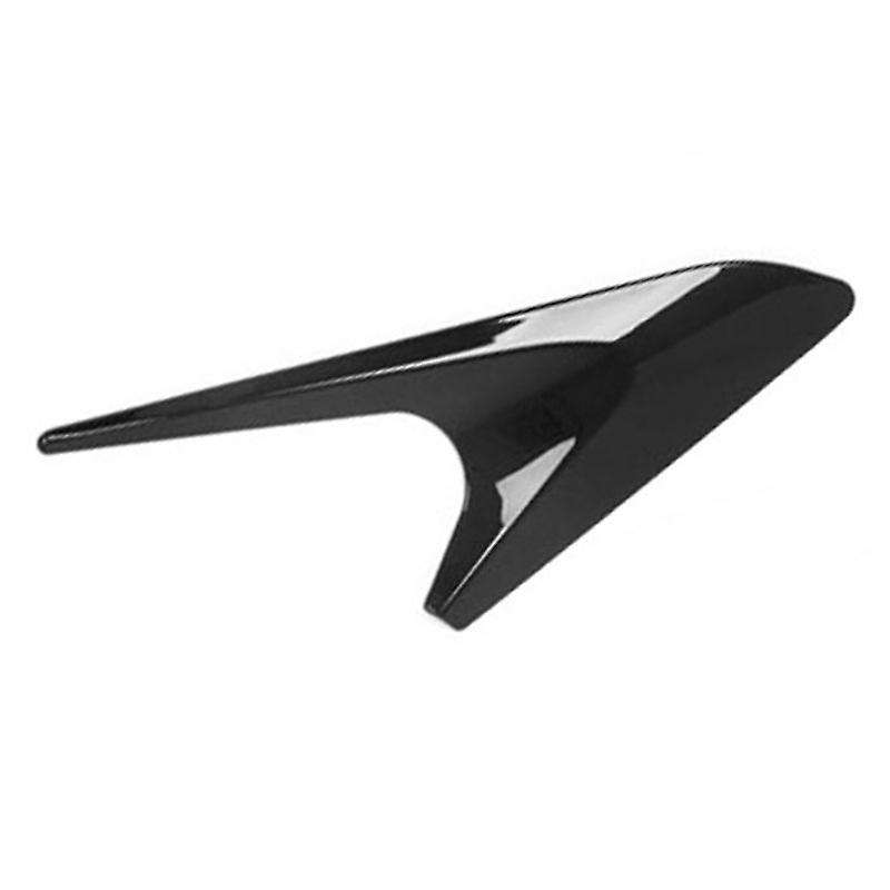 for Model 3 Rear Side Window Splitter Spoiler Side Cover Trim Stickers Glossy Black