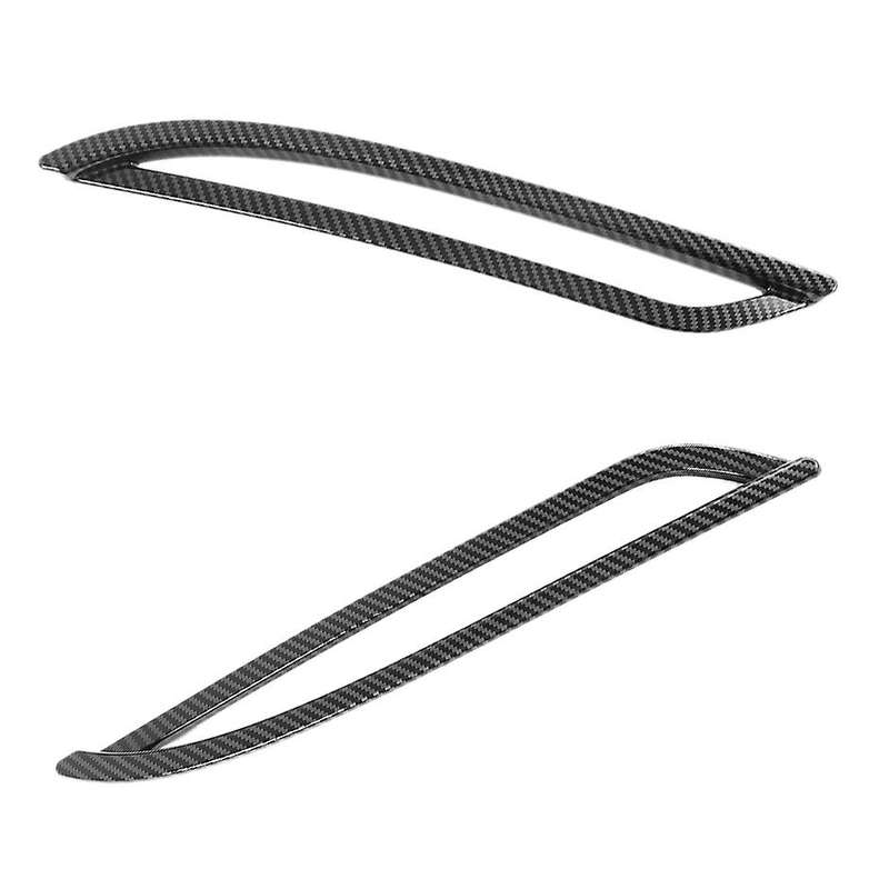 for Model 3 Y 2021 Carbon Fiber Rear Fog Light Lamp Fog Light Cover Trim Decoration Frame