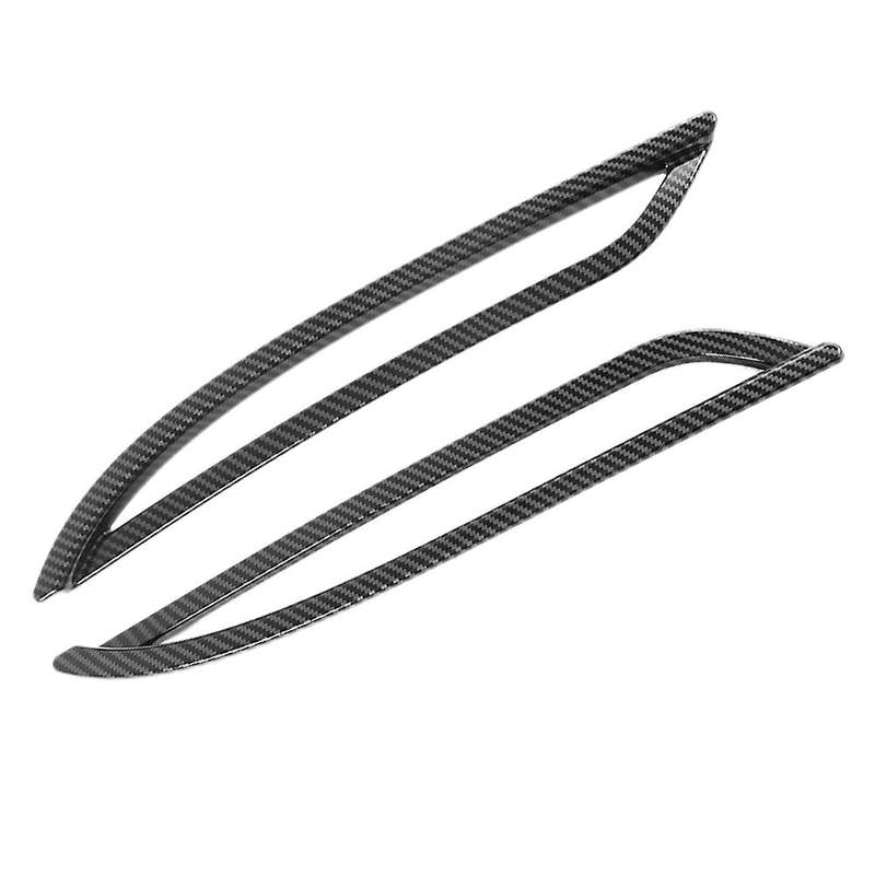 for Model 3 Y 2021 Carbon Fiber Rear Fog Light Lamp Fog Light Cover Trim Decoration Frame
