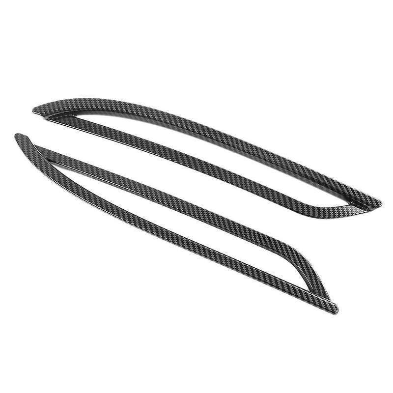 for Model 3 Y 2021 Carbon Fiber Rear Fog Light Lamp Fog Light Cover Trim Decoration Frame