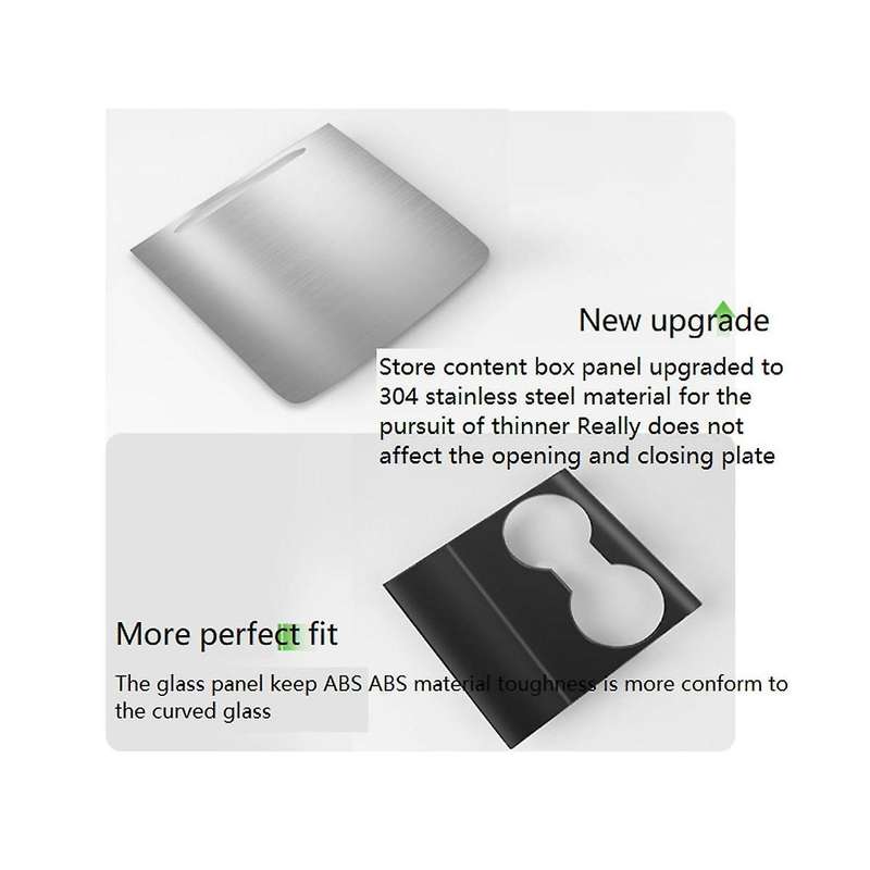 for Model 3 Y Centre Panel Decorative Stickers Interior Carbon Fiber Pattern