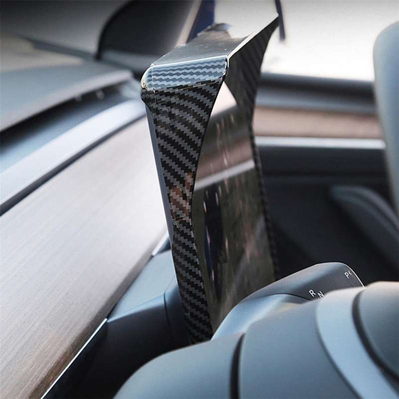for Model 3/y 2021-2023 Screen Protective Frame Central Console Screen Sunshade Cover Accesories, B