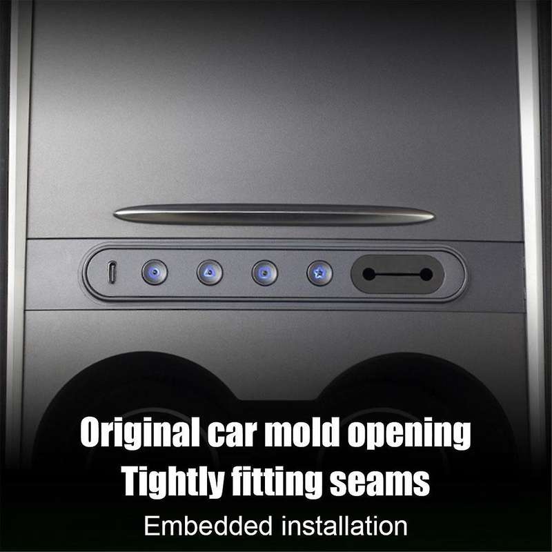 for Model 3/Y 2021-2023 Central Control Intelligent Button Console Docking Station Dual Usb Shunt H