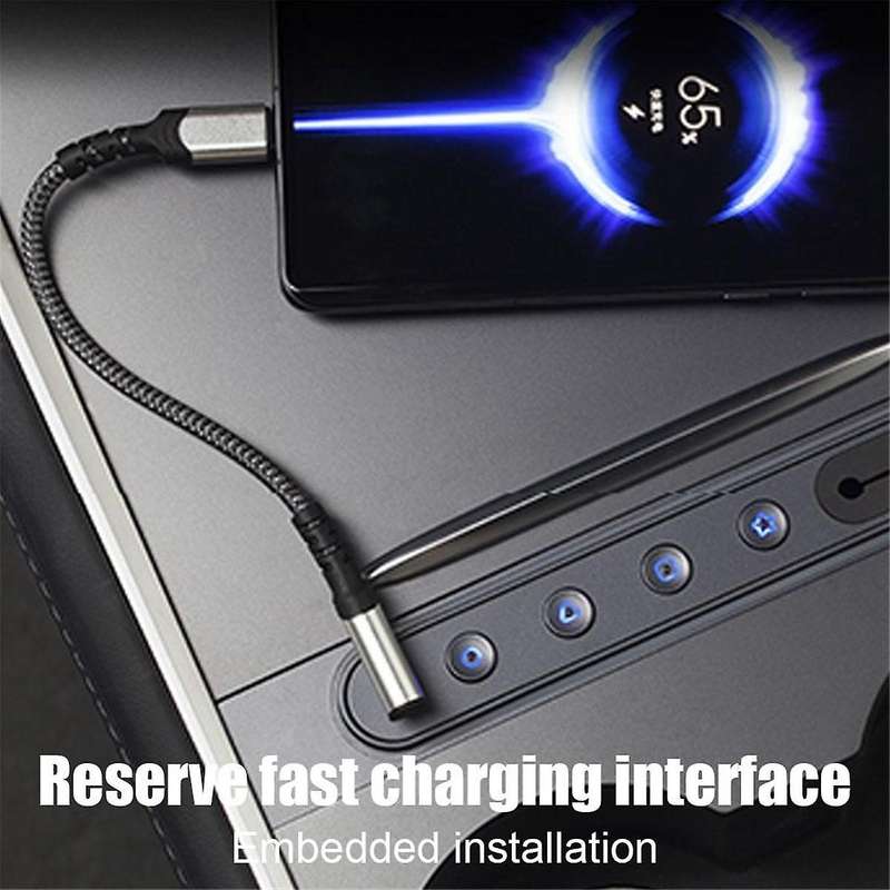 for Model 3/Y 2021-2023 Central Control Intelligent Button Console Docking Station Dual Usb Shunt H